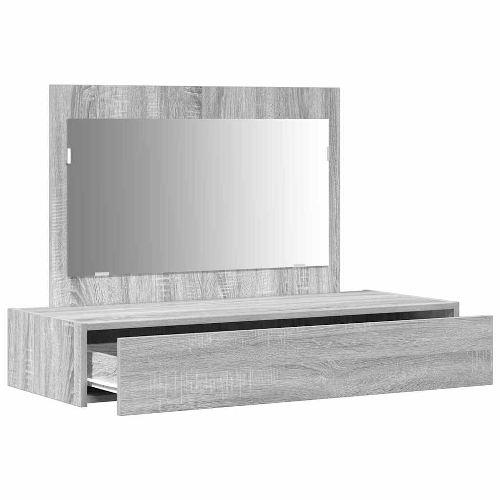 Sminkbord Grå 100 x 40 x 70 cm