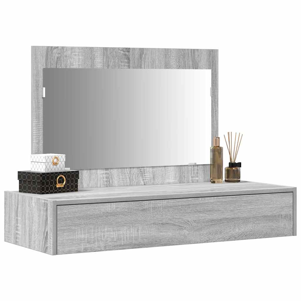 Sminkbord Grå 100 x 40 x 70 cm