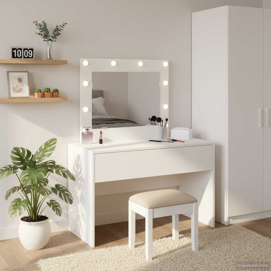 Sminkbord Vit 83 x 40 x 70 cm