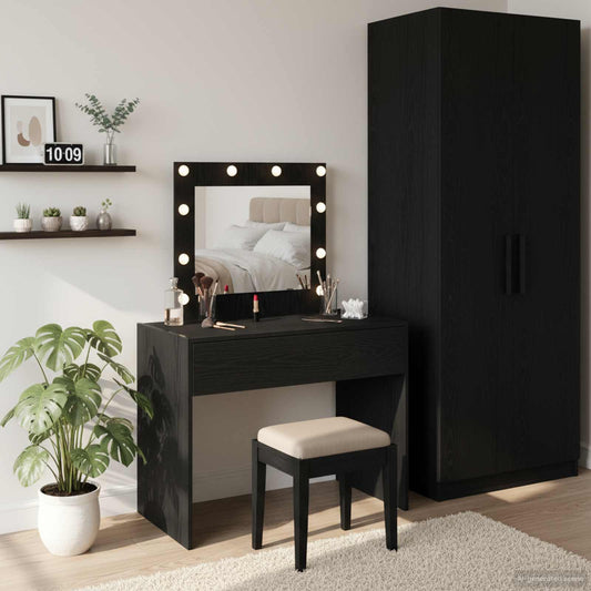 Sminkbord Svart 83 x 40 x 70 cm