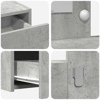 Sminkbord Grå 83 x 40 x 70 cm