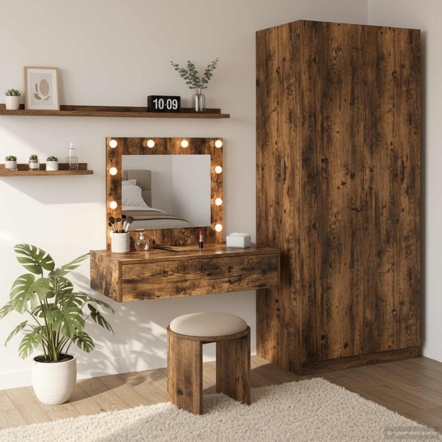 Sminkbord Brun 83 x 40 x 70 cm