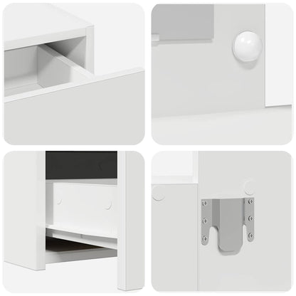 Sminkbord Vit 100 x 40 x 70 cm
