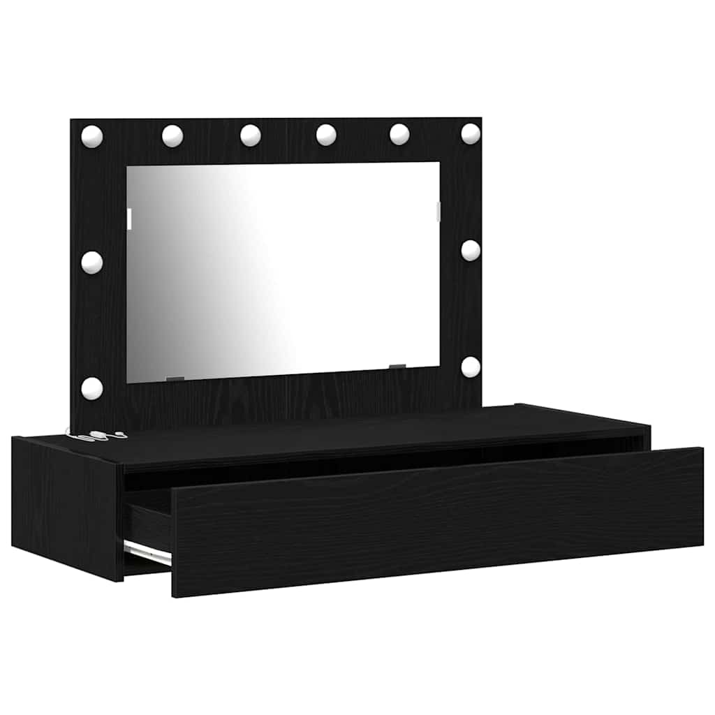 Sminkbord Svart 100 x 40 x 70 cm