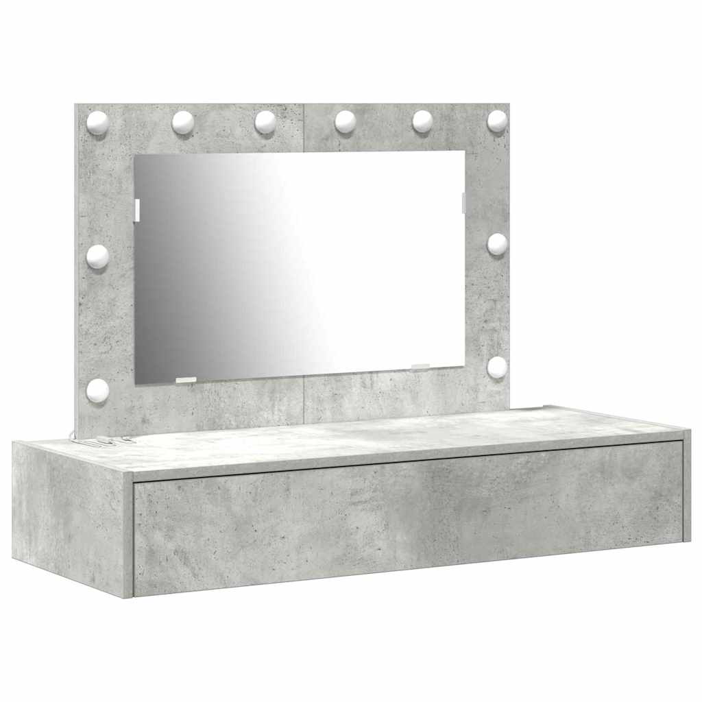 Sminkbord Grå 100 x 40 x 70 cm