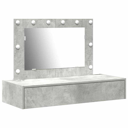 Sminkbord Grå 100 x 40 x 70 cm