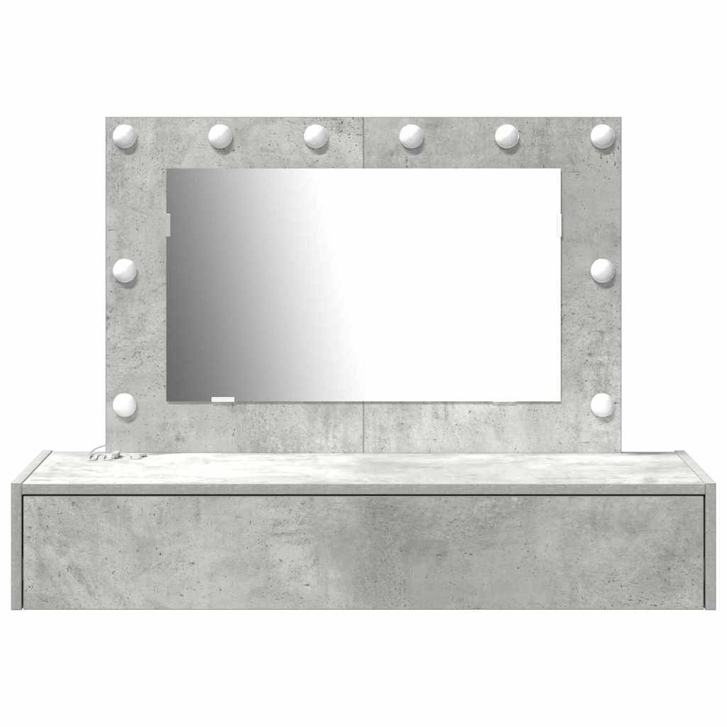 Sminkbord Grå 100 x 40 x 70 cm