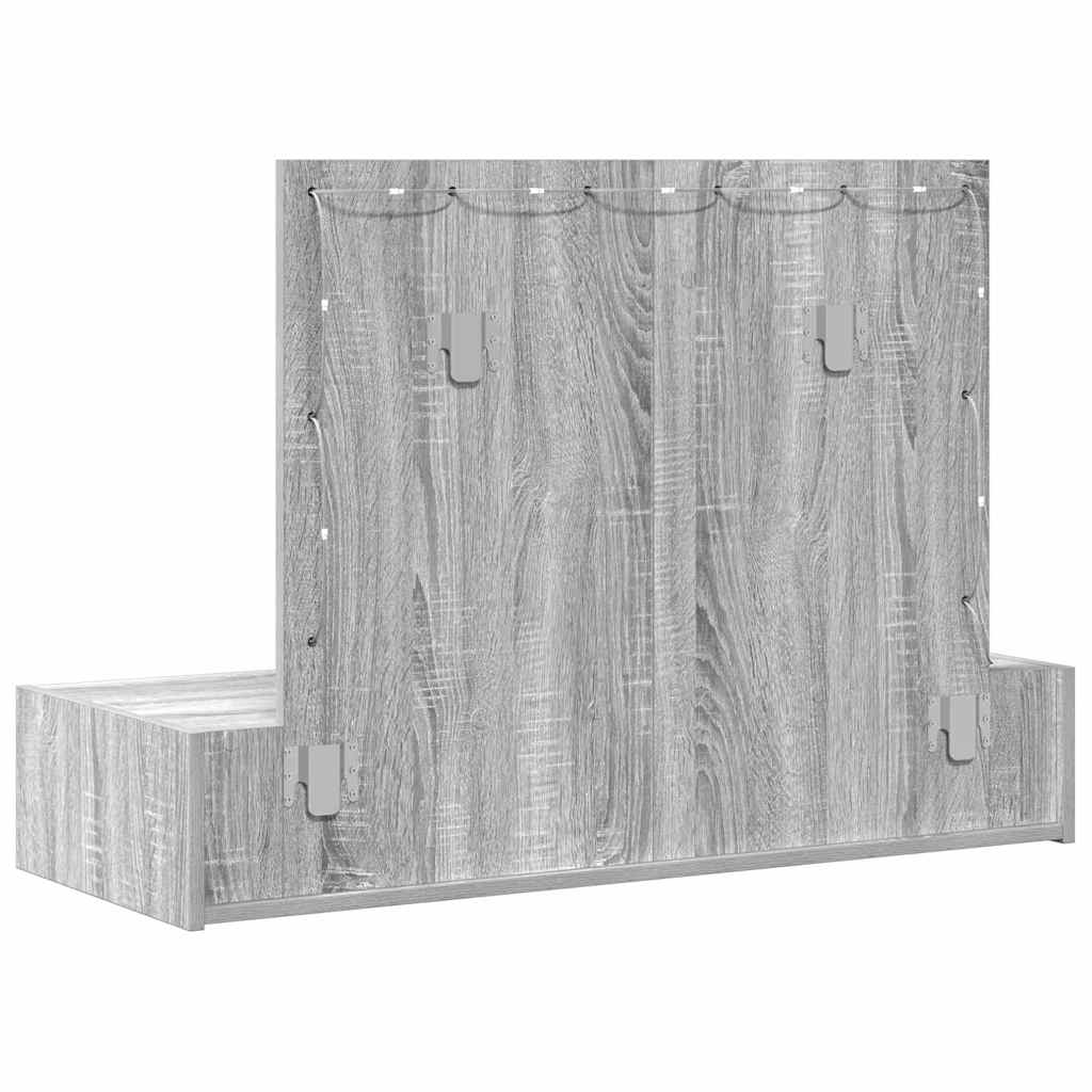 Sminkbord Grå 100 x 40 x 70 cm
