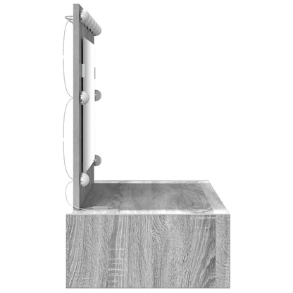 Sminkbord Grå 100 x 40 x 70 cm