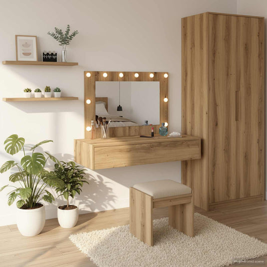 Sminkbord Brun 100 x 40 x 70 cm