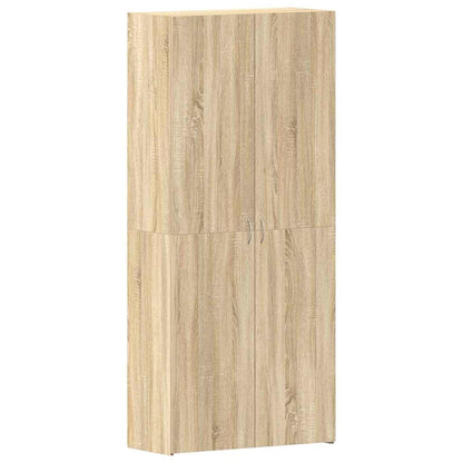 Skoställ Brun Skoskåp med hylla Brun 80 x 35.5 x 180 cm