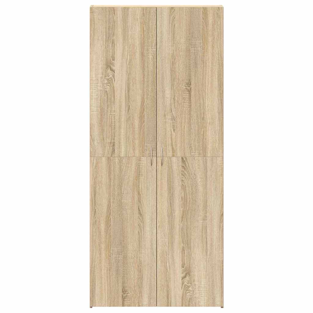 Skoställ Brun Skoskåp med hylla Brun 80 x 35.5 x 180 cm