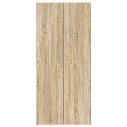 Skoställ Brun Skoskåp med hylla Brun 80 x 35.5 x 180 cm