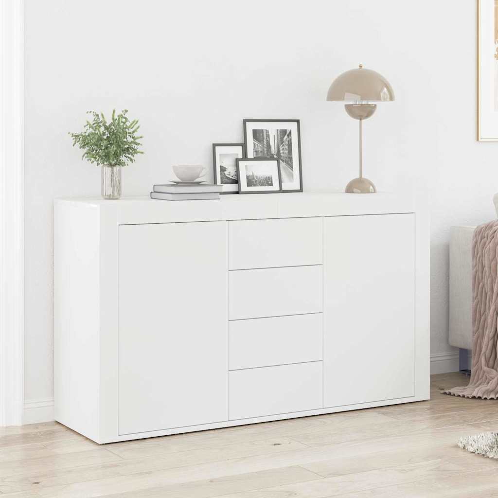 Skänk Vit med låda 120 x 36 x 69 cm