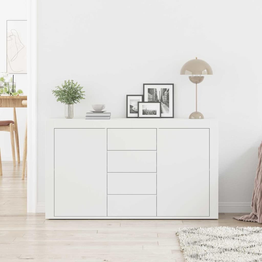 Skänk Vit med låda 120 x 36 x 69 cm