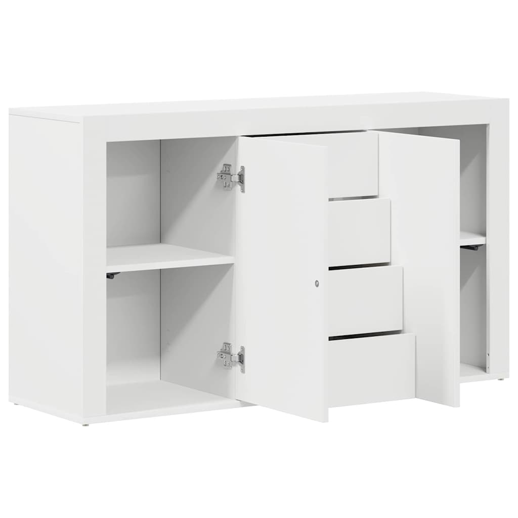Skänk Vit med låda 120 x 36 x 69 cm