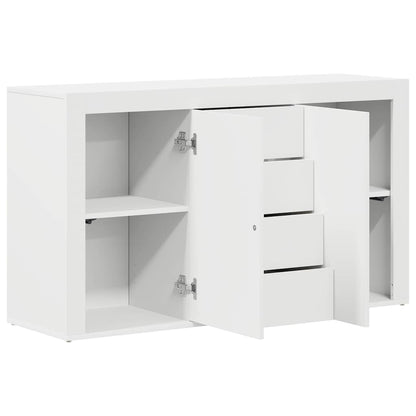 Skänk Vit med låda 120 x 36 x 69 cm