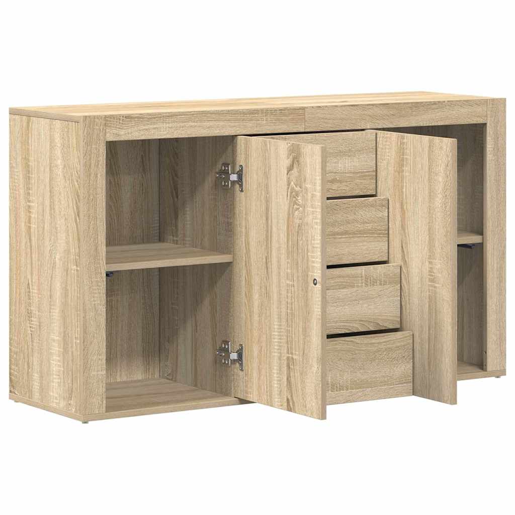 Skänk Sonoma Ek med låda 120 x 36 x 69 cm