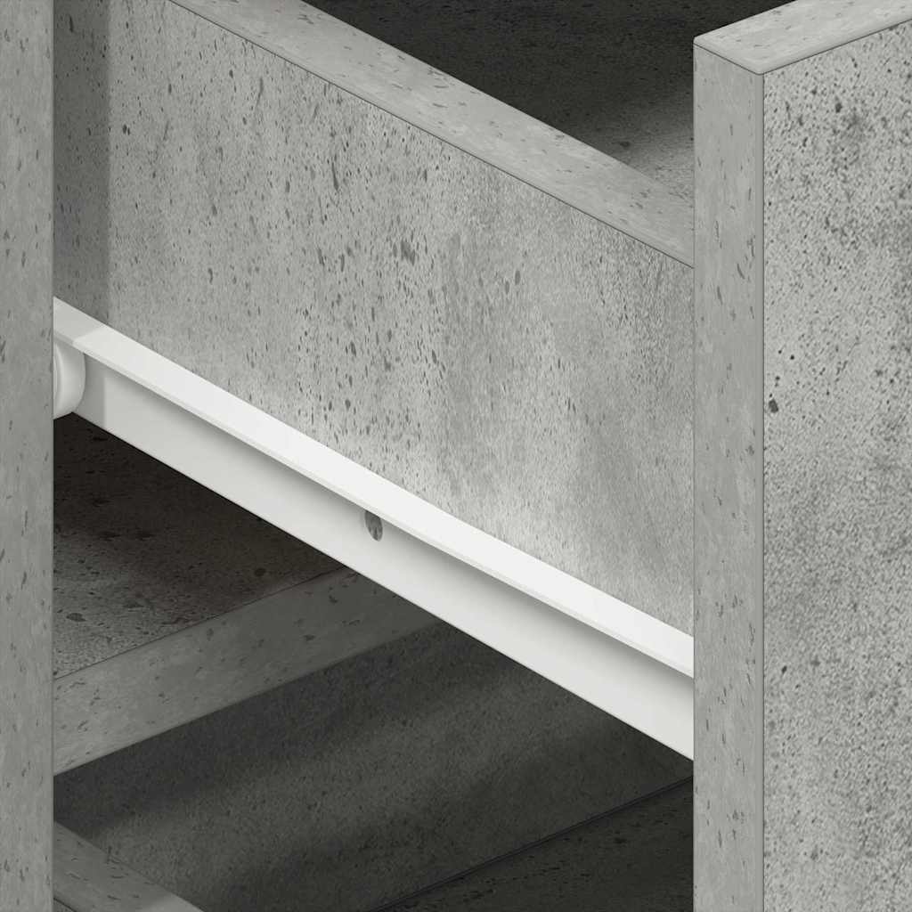 Skänk Betonggrå med låda 120 x 36 x 69 cm