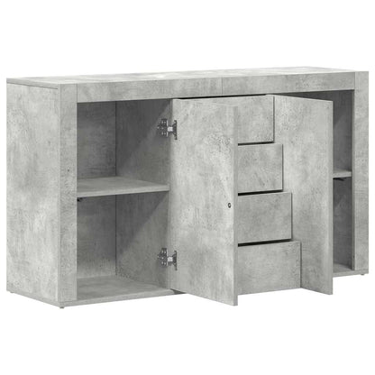 Skänk Betonggrå med låda 120 x 36 x 69 cm