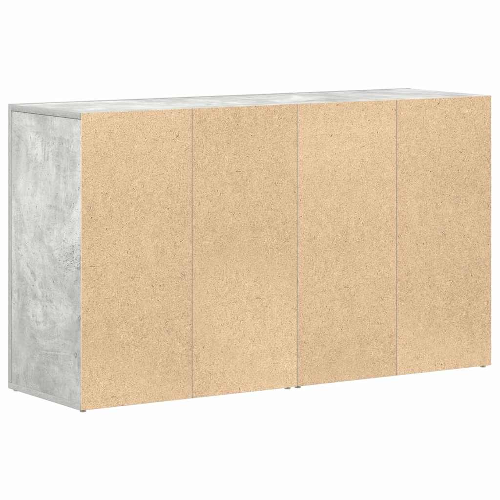 Skänk Betonggrå med låda 120 x 36 x 69 cm