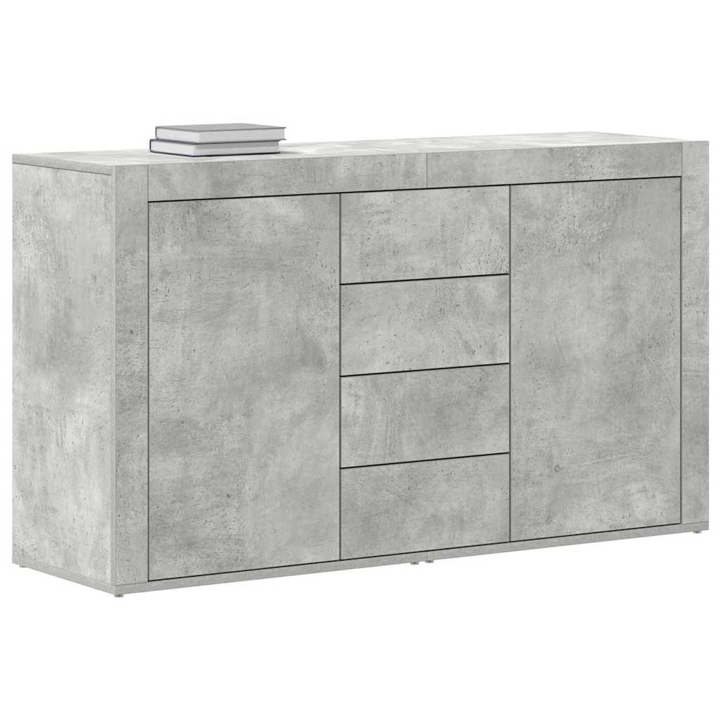 Skänk Betonggrå med låda 120 x 36 x 69 cm