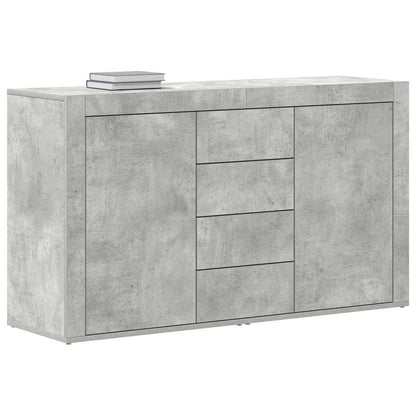 Skänk Betonggrå med låda 120 x 36 x 69 cm