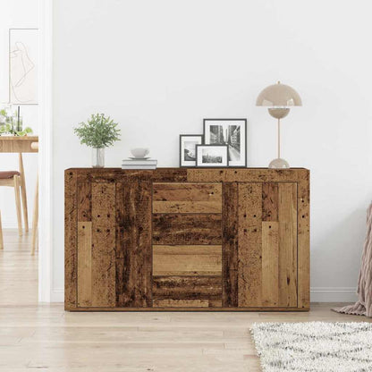 Skänk Åldrat Trä med låda 120 x 36 x 69 cm