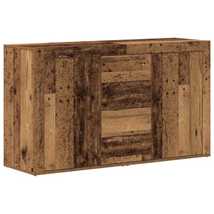 Skänk Åldrat Trä med låda 120 x 36 x 69 cm
