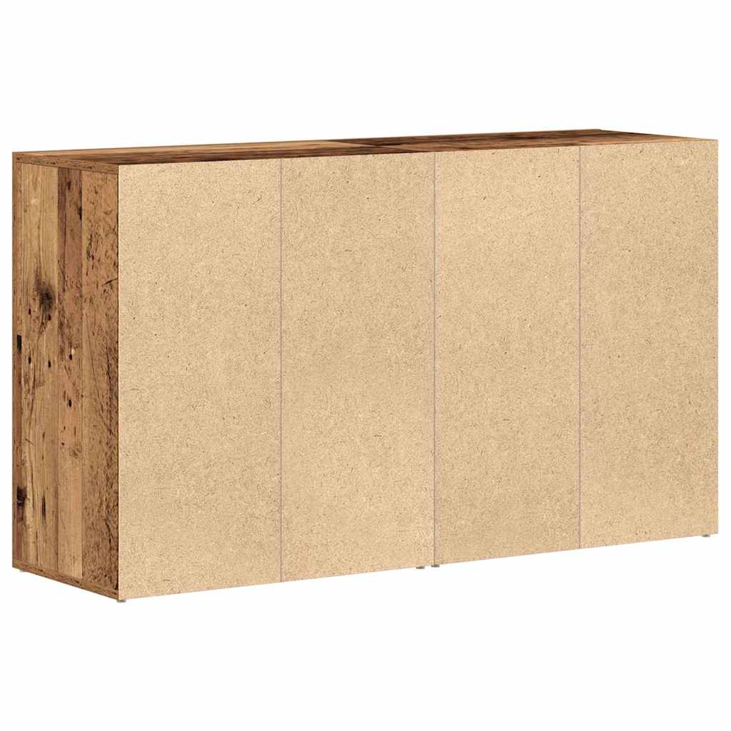 Skänk Åldrat Trä med låda 120 x 36 x 69 cm