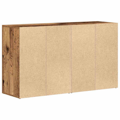 Skänk Åldrat Trä med låda 120 x 36 x 69 cm