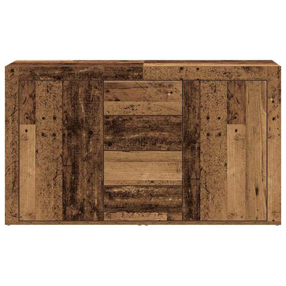 Skänk Åldrat Trä med låda 120 x 36 x 69 cm