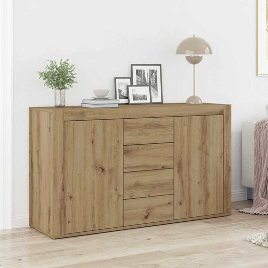 Skänk Artisan Ek med låda 120 x 36 x 69 cm