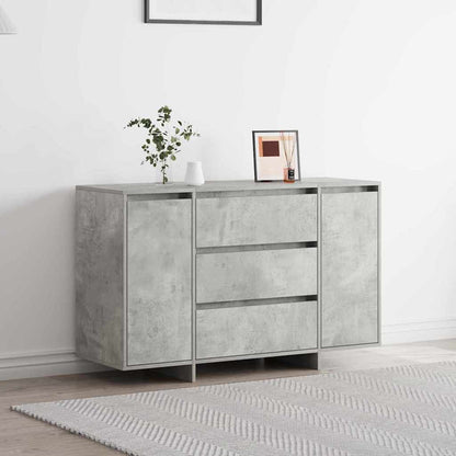 Skänk Betonggrå med låda 120 x 41 x 75 cm