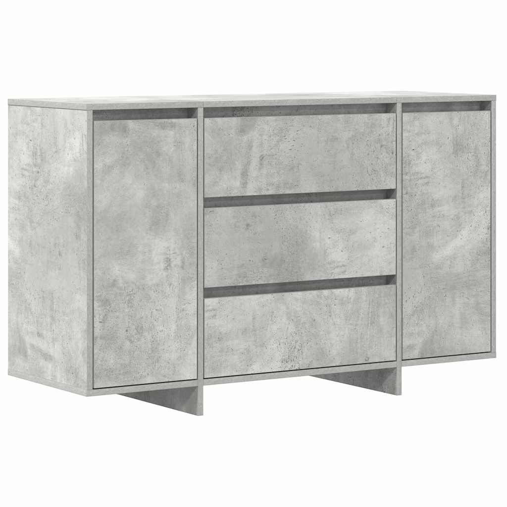 Skänk Betonggrå med låda 120 x 41 x 75 cm
