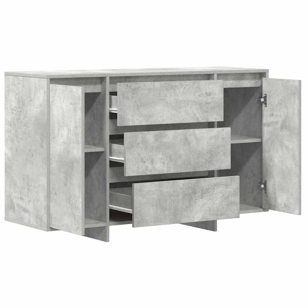 Skänk Betonggrå med låda 120 x 41 x 75 cm