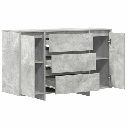Skänk Betonggrå med låda 120 x 41 x 75 cm