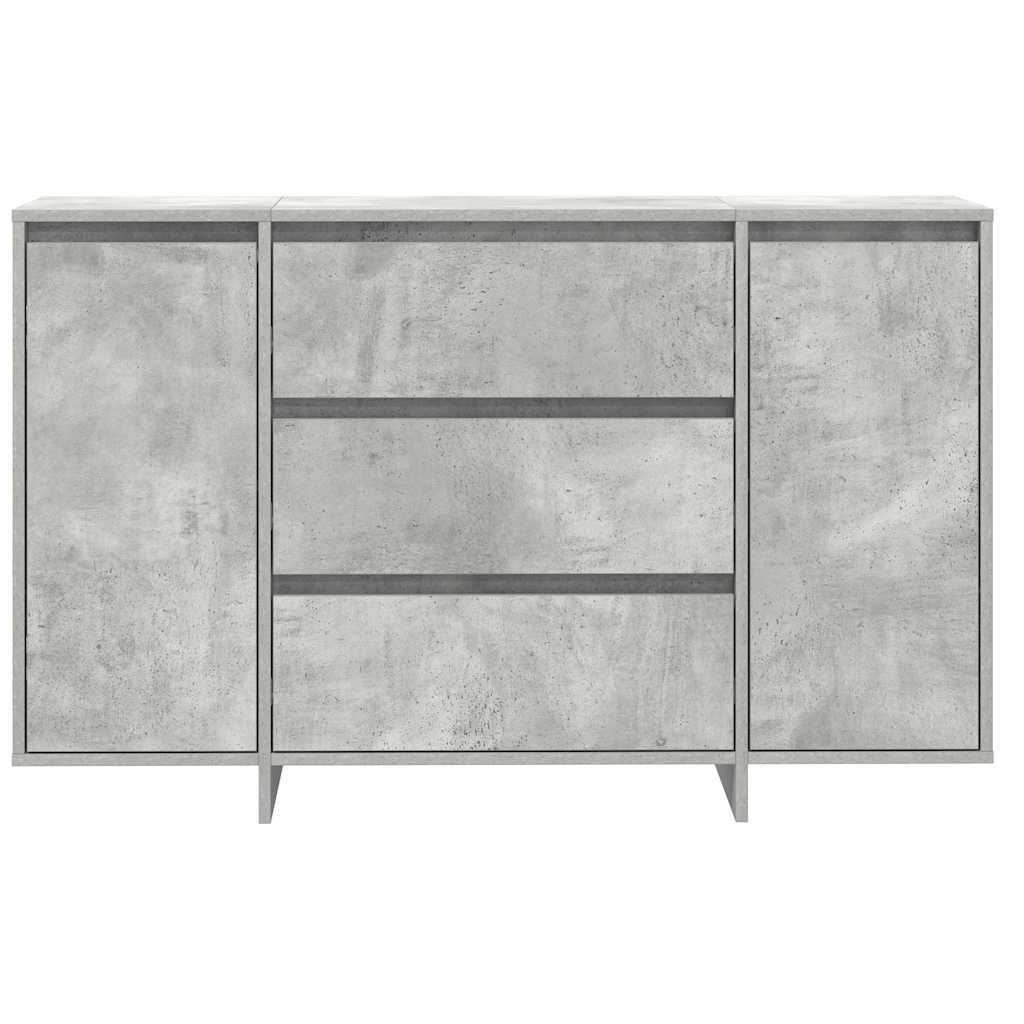 Skänk Betonggrå med låda 120 x 41 x 75 cm