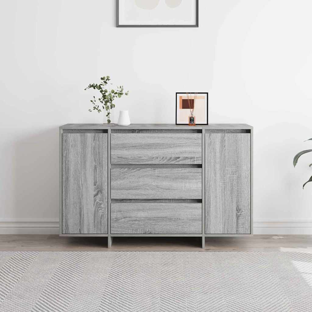 Skänk Sonoma Grå med låda 120 x 41 x 75 cm