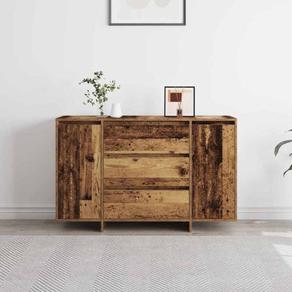 Skänk Åldrat Trä med låda 120 x 41 x 75 cm