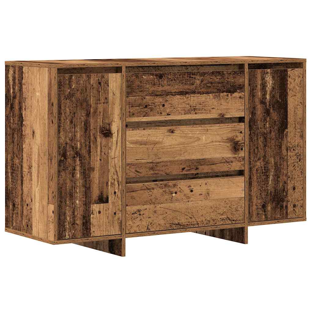 Skänk Åldrat Trä med låda 120 x 41 x 75 cm