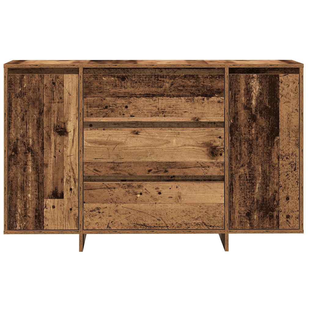 Skänk Åldrat Trä med låda 120 x 41 x 75 cm