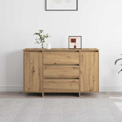 Sideboard med låda Artisan Ek 120 x 41 x 75 cm Konstruerat trä