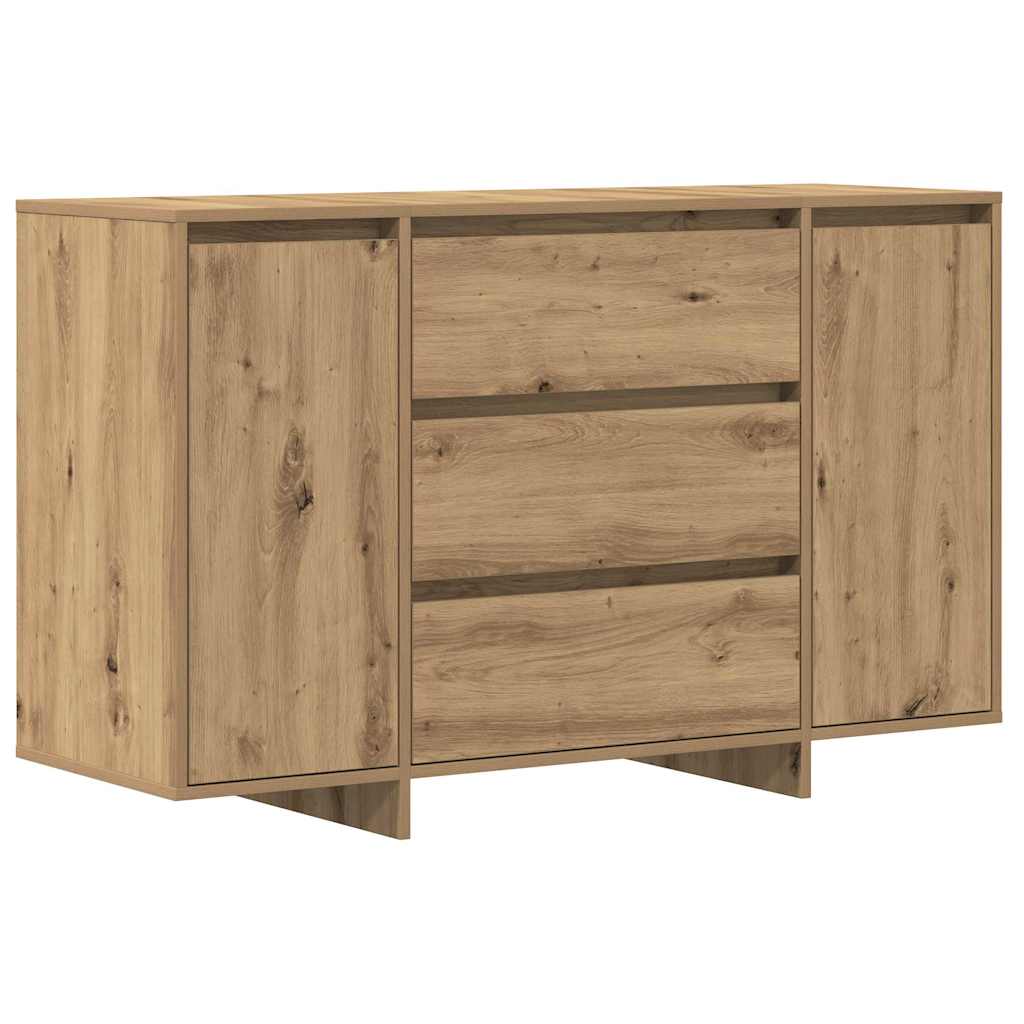 Sideboard med låda Artisan Ek 120 x 41 x 75 cm Konstruerat trä