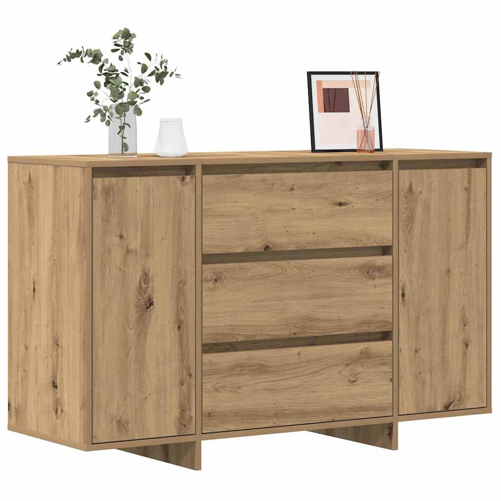 Sideboard med låda Artisan Ek 120 x 41 x 75 cm Konstruerat trä