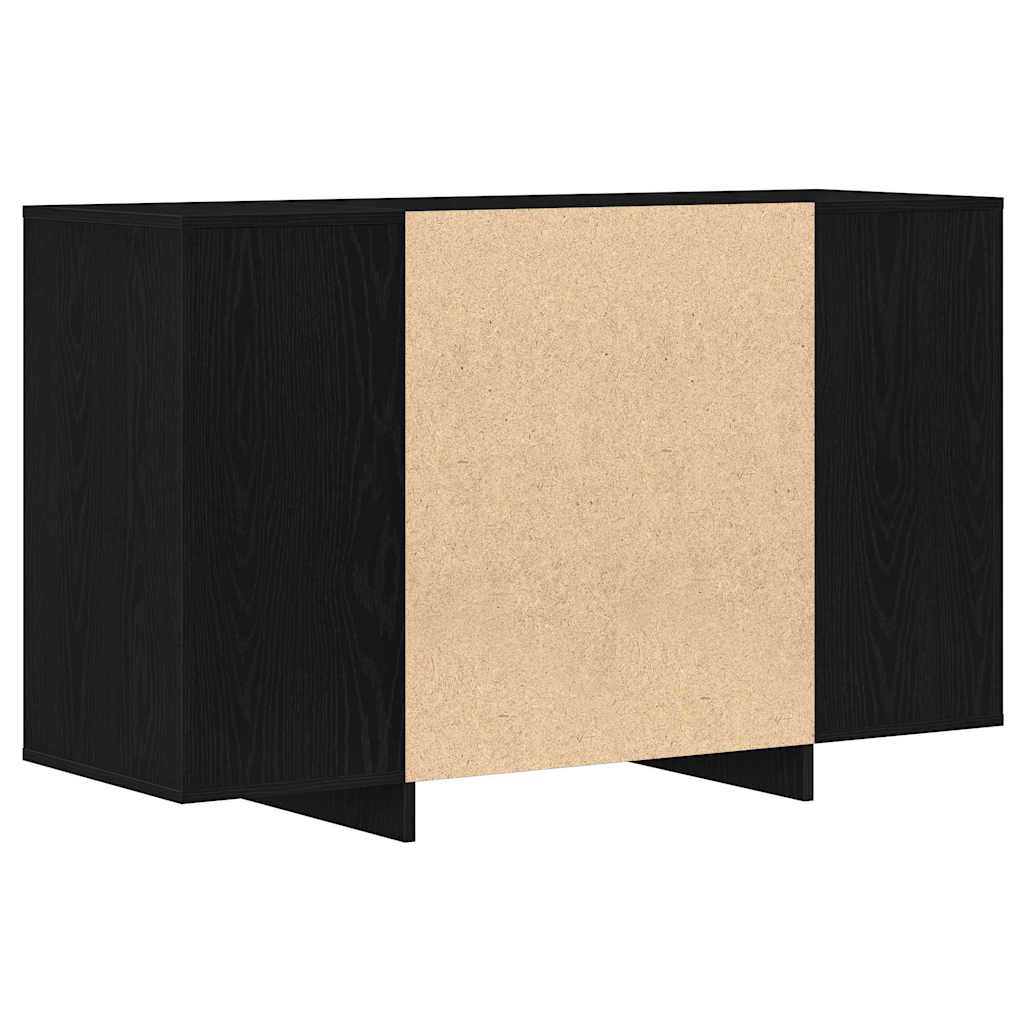 Skänk Svart Ek med låda 120 x 41 x 75 cm