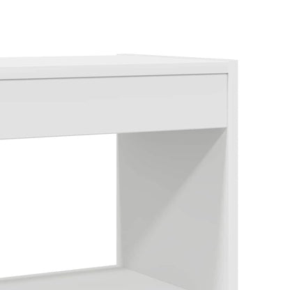 Bokhylla Vit med hylla 80 x 30 x 198 cm