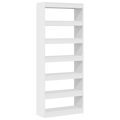 Bokhylla Vit med hylla 80 x 30 x 198 cm
