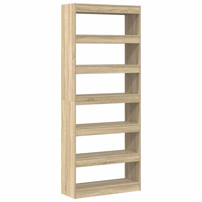 Bokhylla Sonoma Ek med hylla 80 x 30 x 198 cm