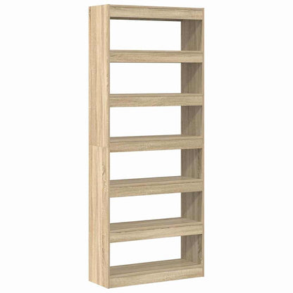 Bokhylla Sonoma Ek med hylla 80 x 30 x 198 cm